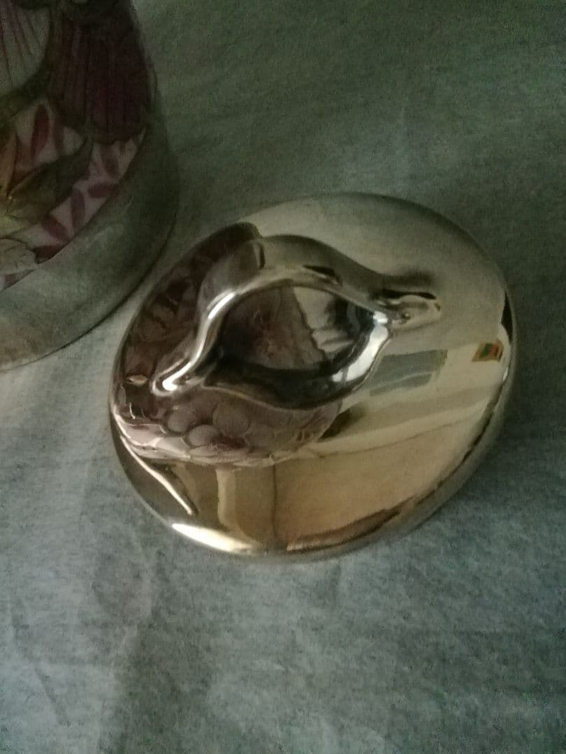 逸品 純銀巻ティーポット花図紋ラージポット アールデコ フリードリヒ