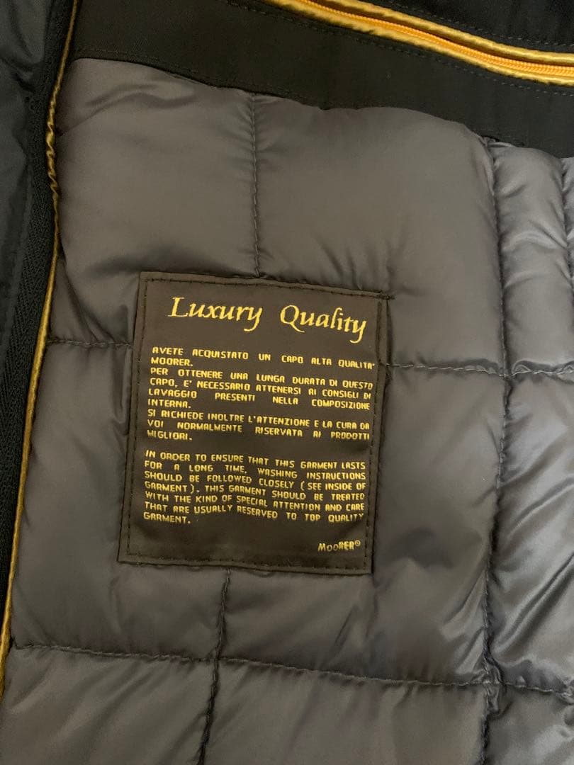 か*ば様 ブラックコート 100% 天然ダウン