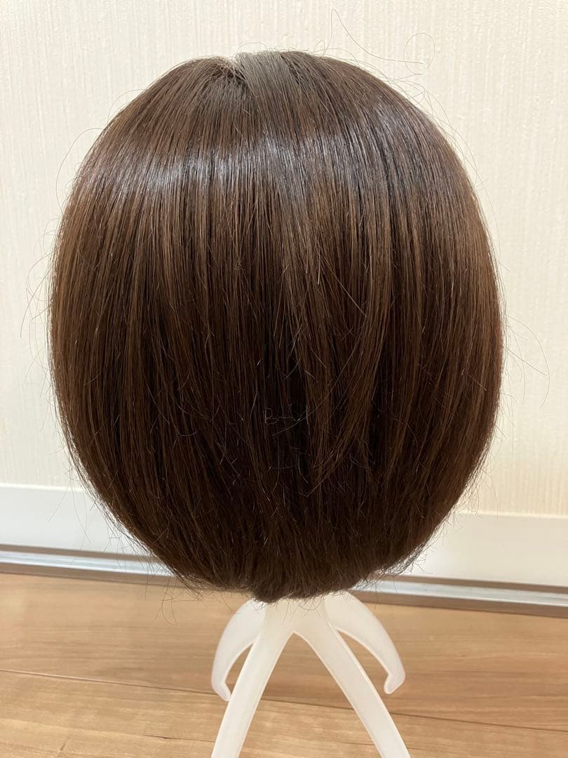 ブライトララ　人毛 ミックス　素肌ウィッグ　ショコラブラウン　医療用ウィッグ　M