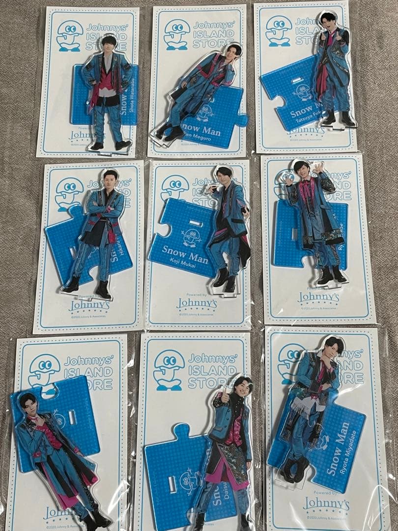 Snow Manアクリルスタンド 20夏 全員セットSnow Man アクリルスタンド