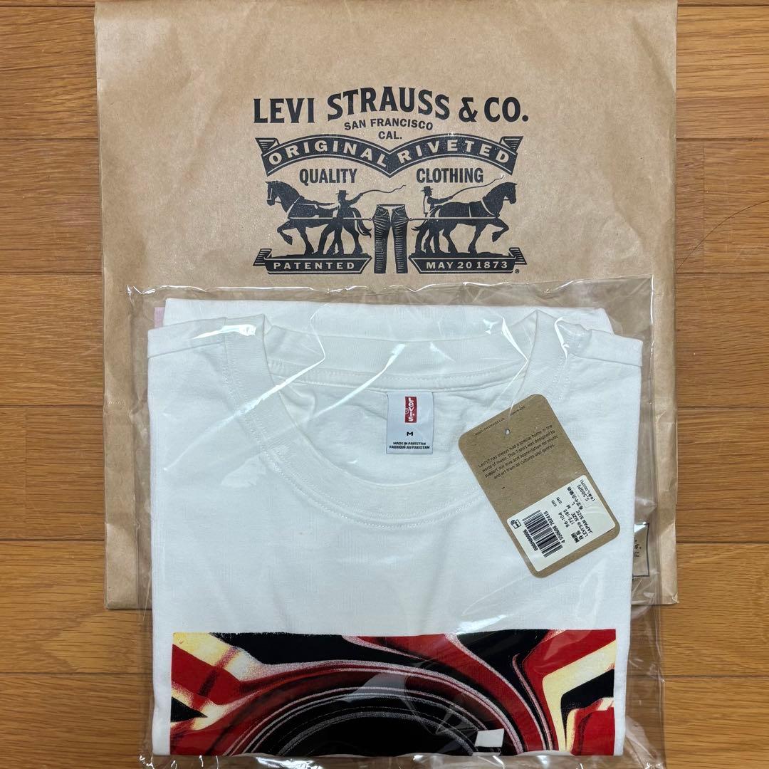 LEVI'S® x OASIS UNION JACK Tシャツ M ホワイト