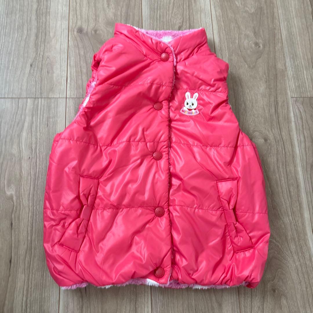 ミキハウス　うさこちゃん　120cm まとめ売り　ダウン　ベスト　トレーナー