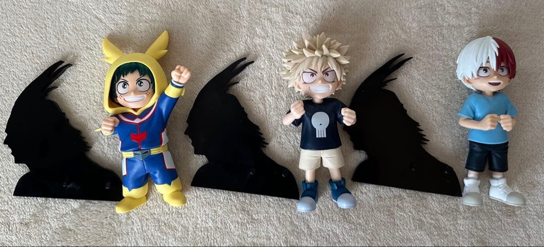 僕のヒーローアカデミアちあぴこフィギュア 緑谷出久 爆豪勝己 轟焦凍