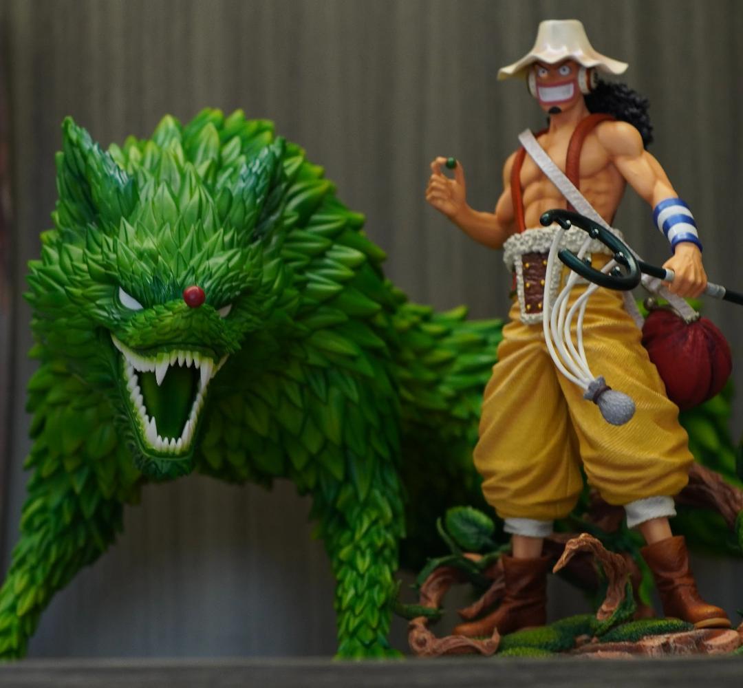 ワンピース ウソップ 衝撃狼草 セット ガレージキット フィギュア