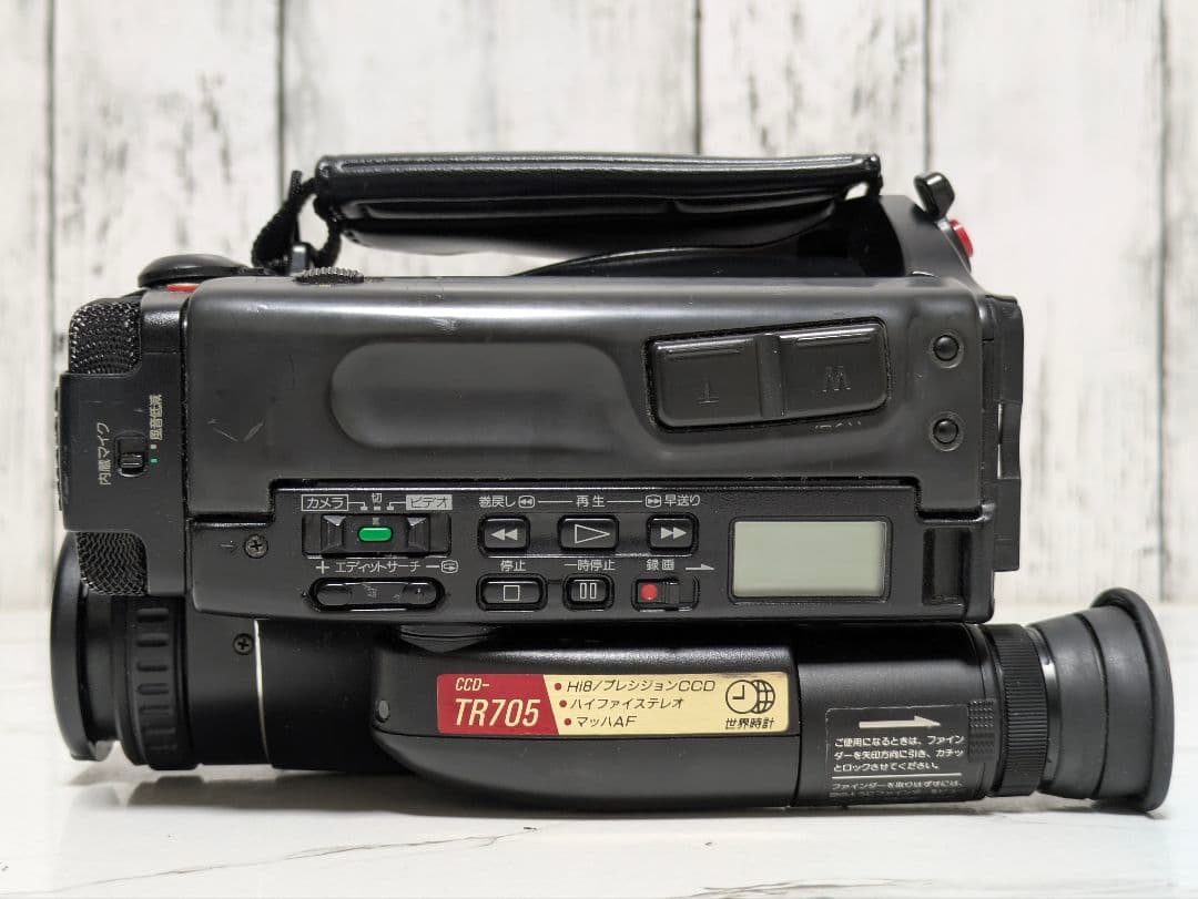 【再生機】SONY　CCD-TR705　Hi8　8mm対応　カメラバッグセット