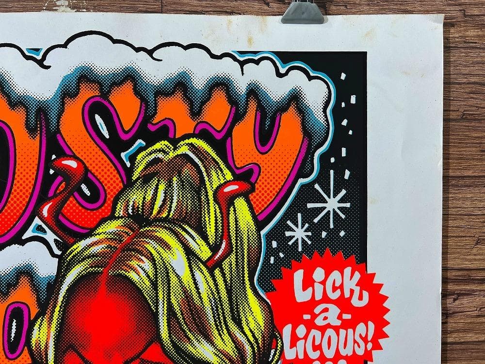 激レア 限定500枚 90s初期 エロスティカ ロッキンジェリービーン ポスター