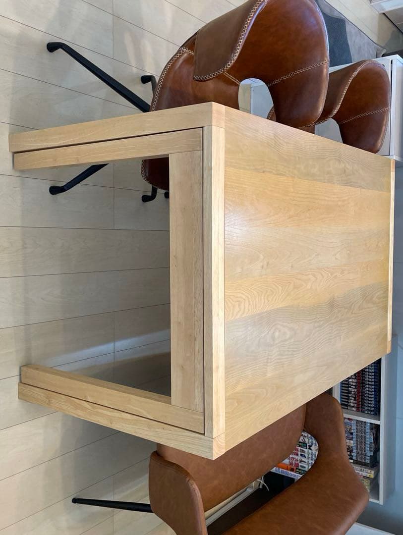 スライド 伸縮 ダイニングテーブル（135-235cm） 伸長式