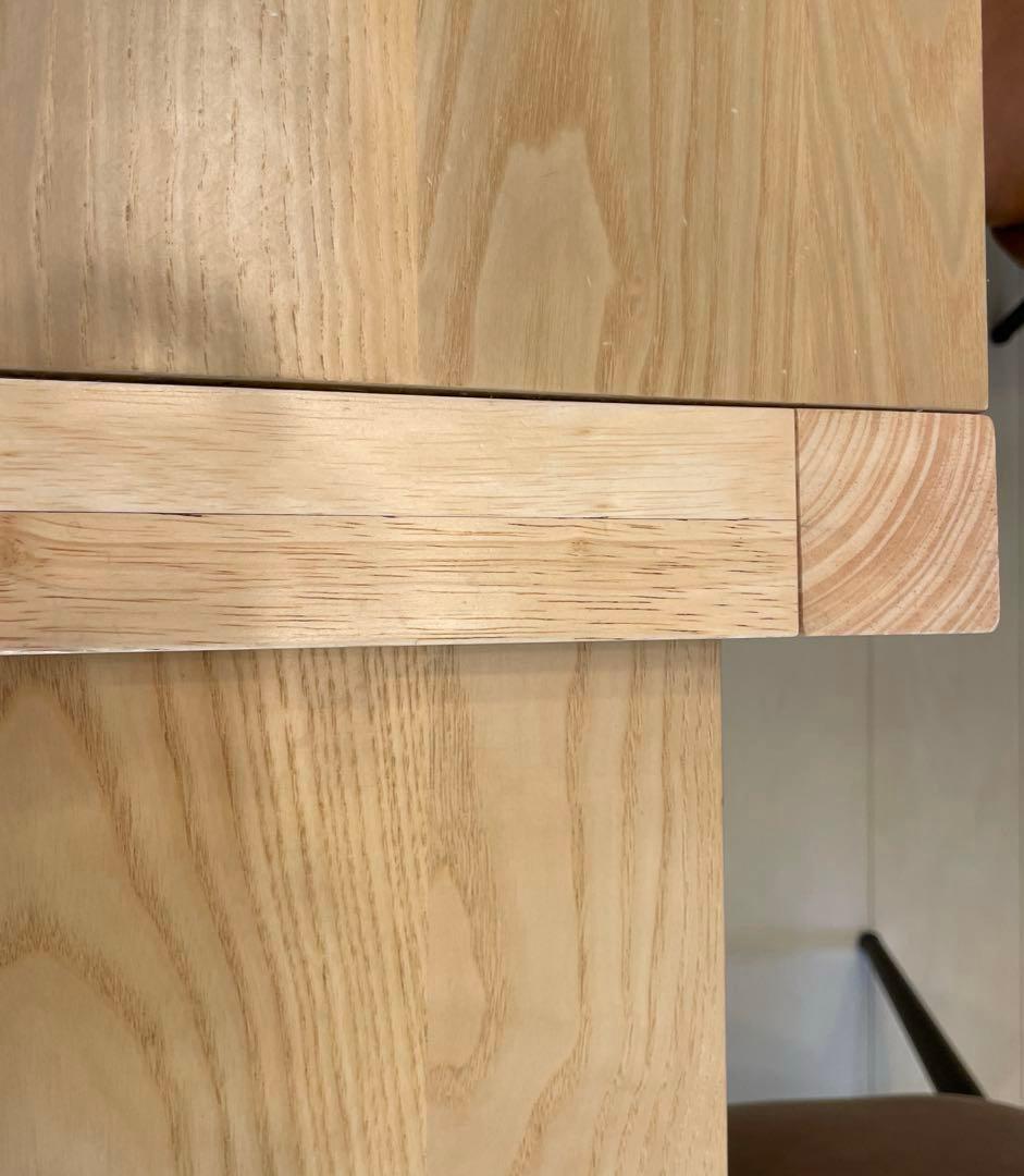 スライド 伸縮 ダイニングテーブル（135-235cm） 伸長式