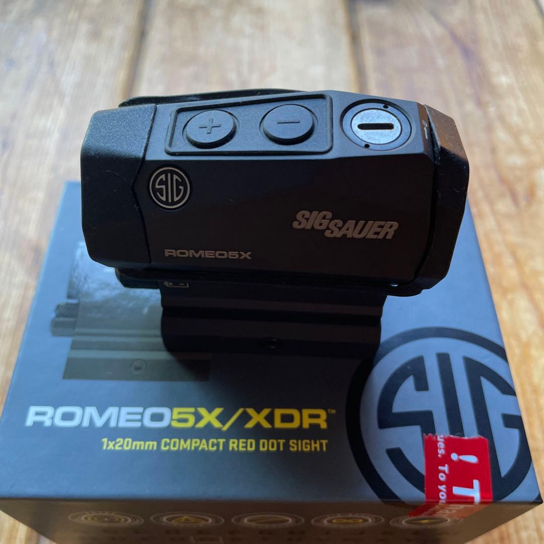 値下げ！]SIG SAUER ROMEO5X 小型ダットサイトSOR52101 【実物】SIG