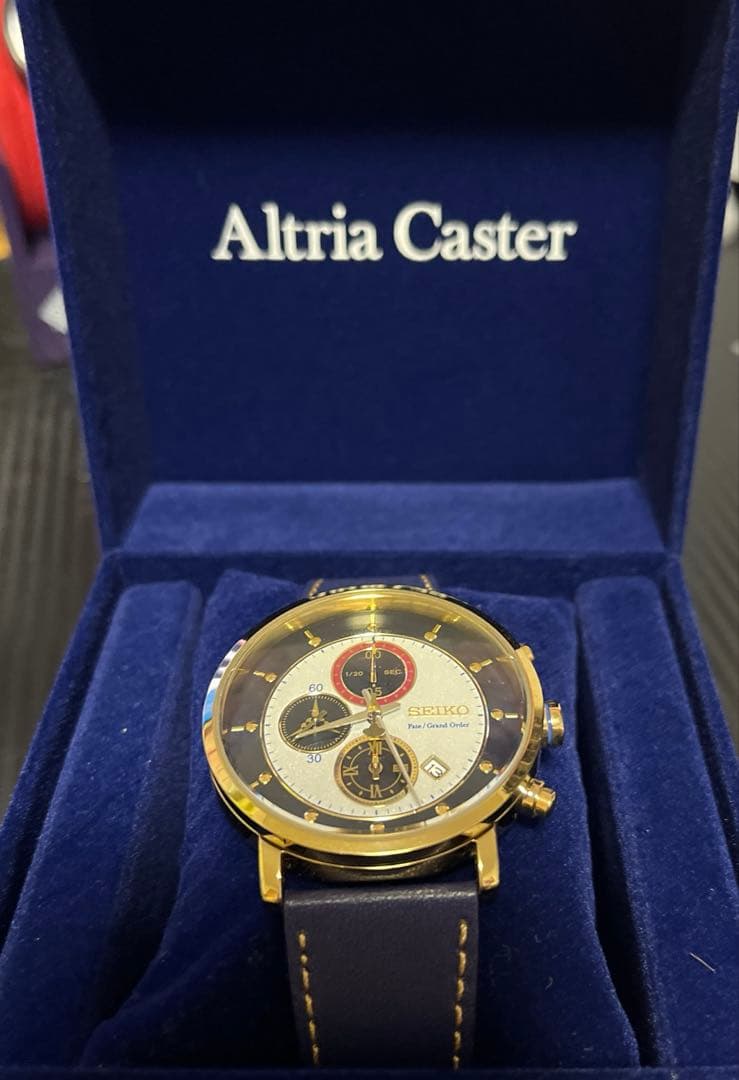SEIKO × FGO アルトリア・キャスター モデルウォッチ　スタンド付属