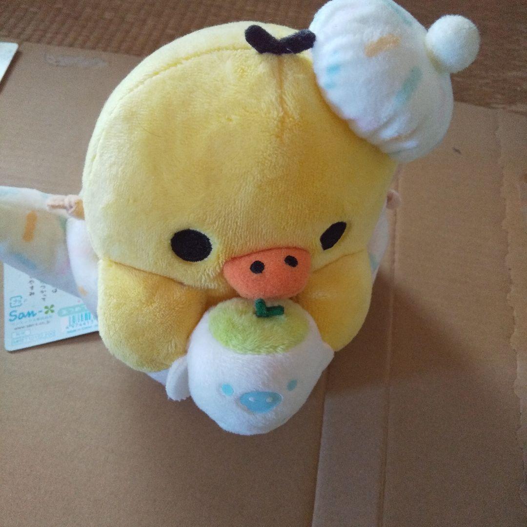 タグ付き　リラックマ あつめてぬいぐるみ３体　プチあつめてぬいぐるみ２体