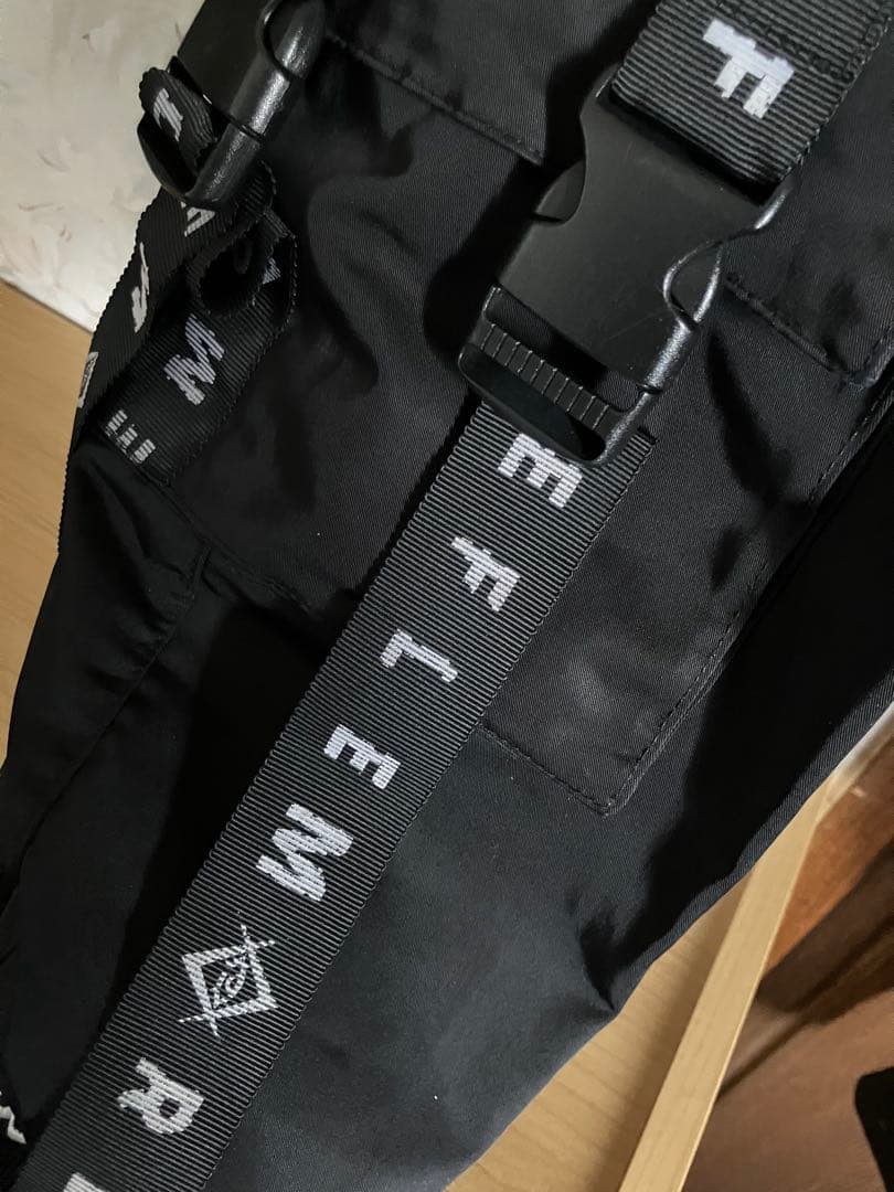 REFLEM ハーネスロゴベルトカーゴパンツ 紫　黒　2つセット