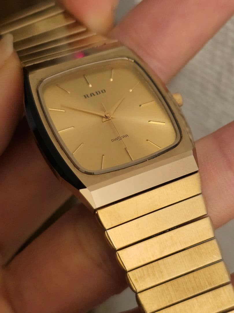 RADOー 腕時計 DIASTAR メンズ クォーツ QZ 純正ベルト 中古