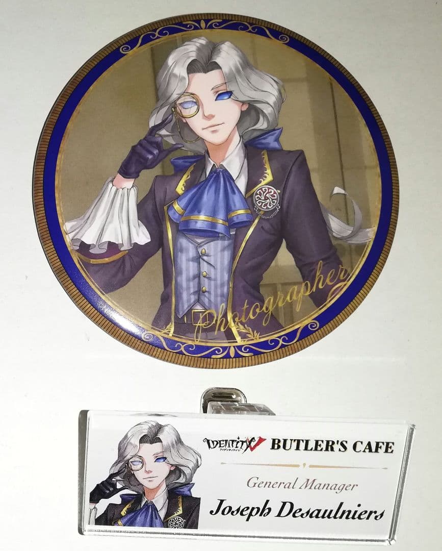 IdentityⅤ 写真家 バッジ セット バトラーズカフェ 1弾 IdentityⅤ