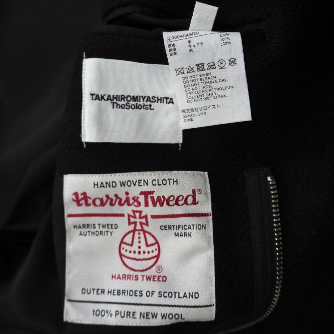 新品 定価34万 タカヒロミヤシタ ザ ソロイスト ハリスツイード ロングコート