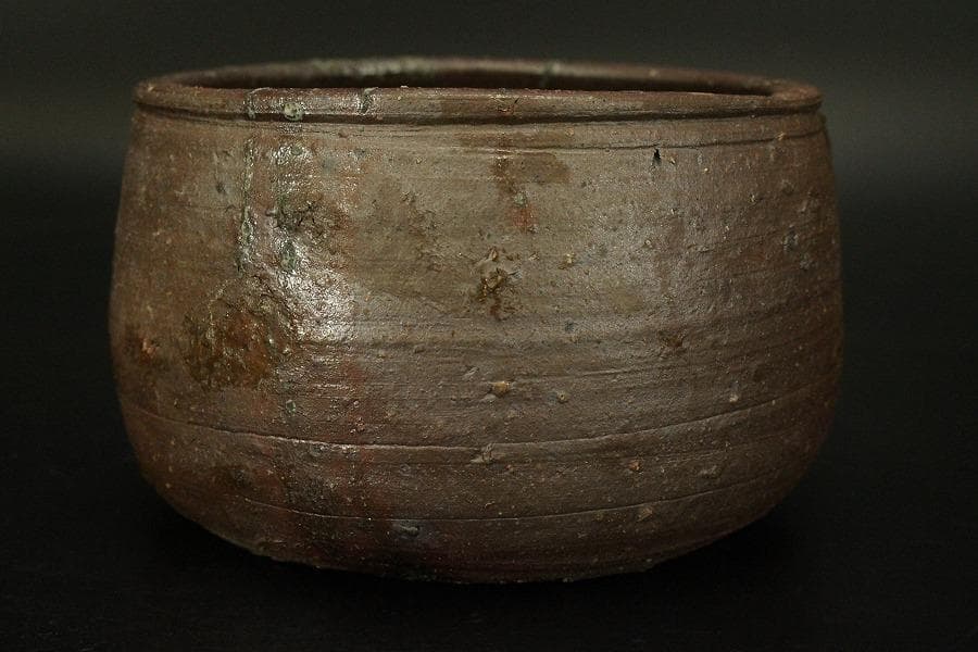 茶道具 備前 建水 共箱 未使用(A561)