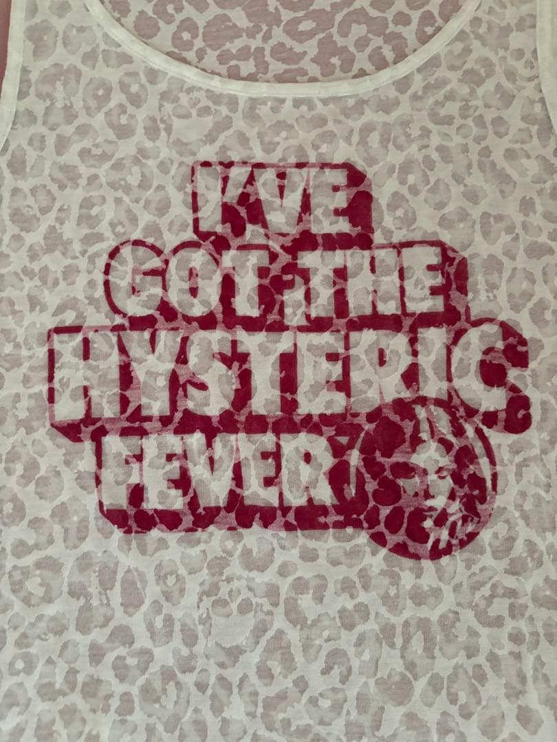 ヒステリックグラマー ロゴタンクトップ 豹柄 スカル