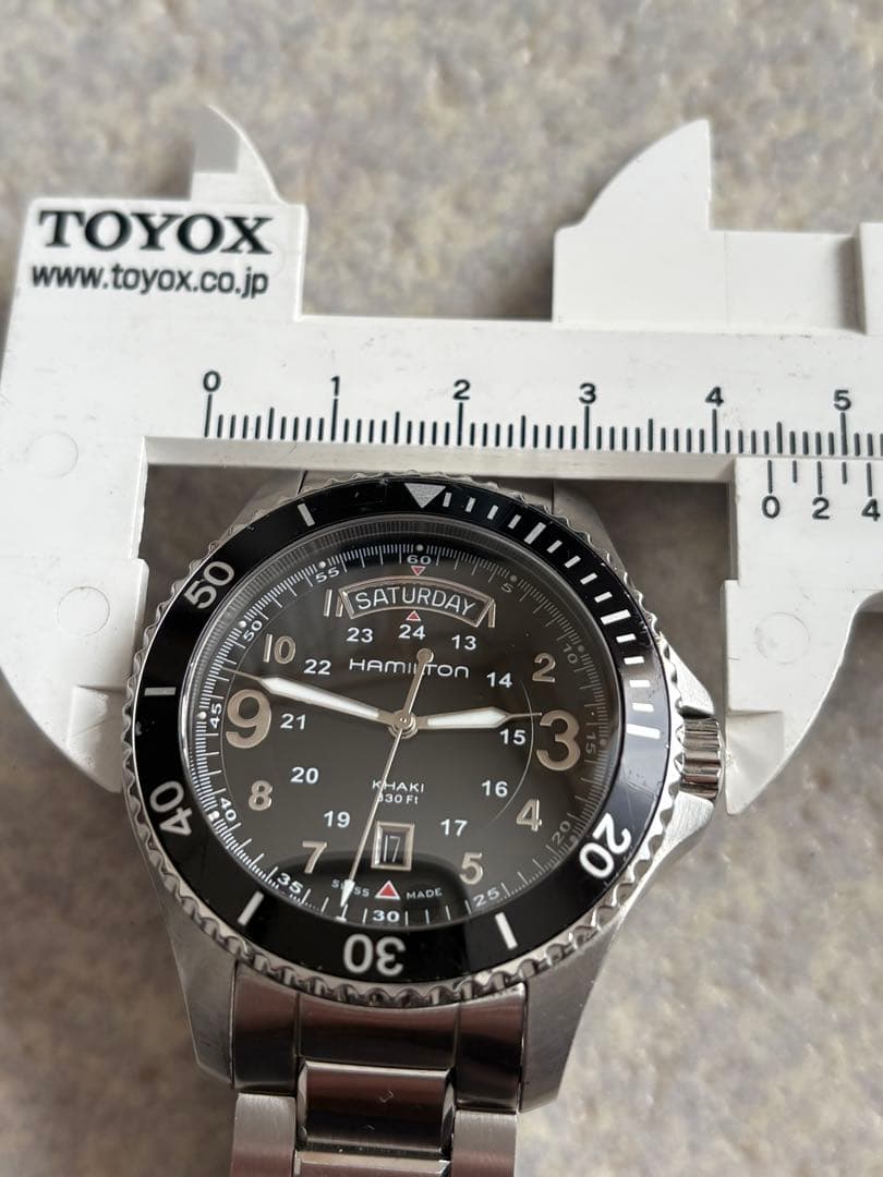 ハミルトン　カーキ　H645110 美品