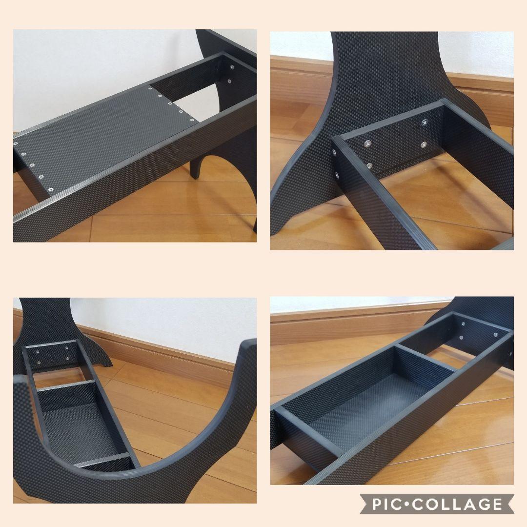 ドライカーボン製　ラジコン飛行機用自作機体スタンド