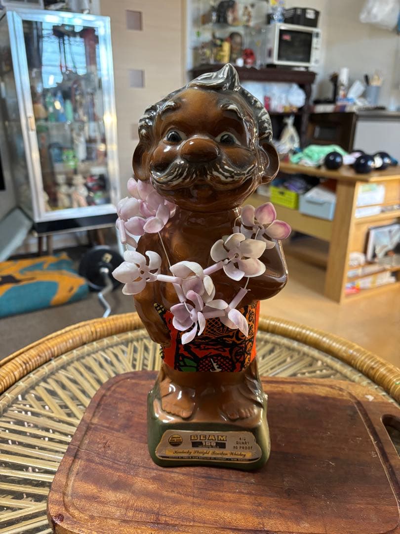 輪島塗 螺鈿細工 飾り棚 茶箪笥 段違い 違棚 黒漆 唐子 高級 和式