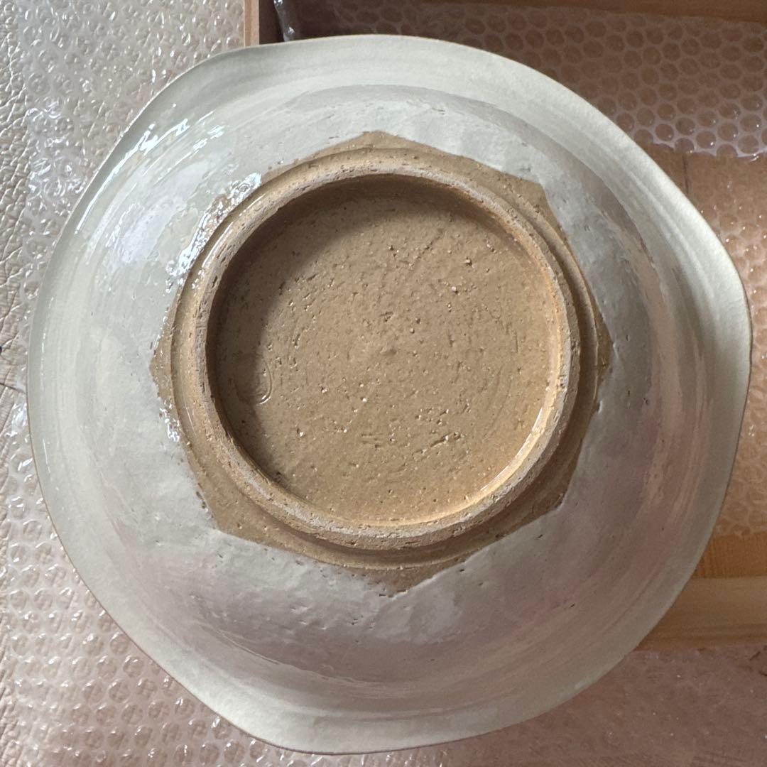 京焼　陶あん窯　土渕善丕氐造　絵皿　大皿　木箱いり