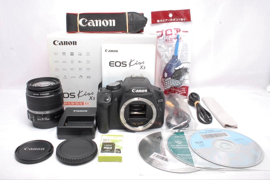 Canon EOS Kiss X3 手ぶれ補正レンズ カメラデビューオススメ - メルカリ