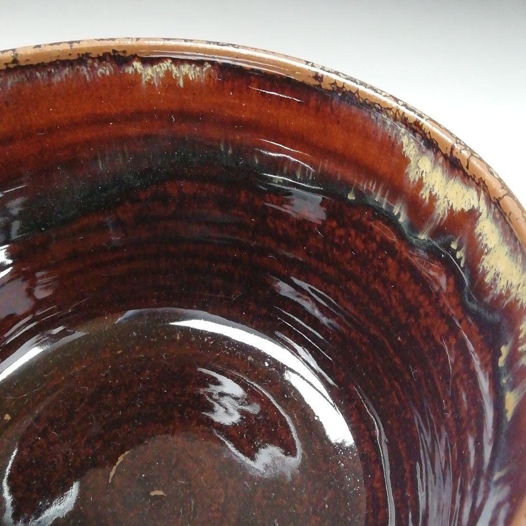 T151 建水 『高取焼』『高取建水』『鬼丸雪山作』 共箱 茶道具