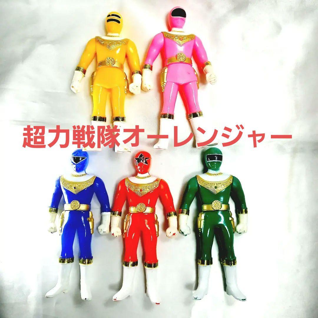 超力戦隊オーレンジャー ソフビフィギュア12センチ/当時物バンダイ