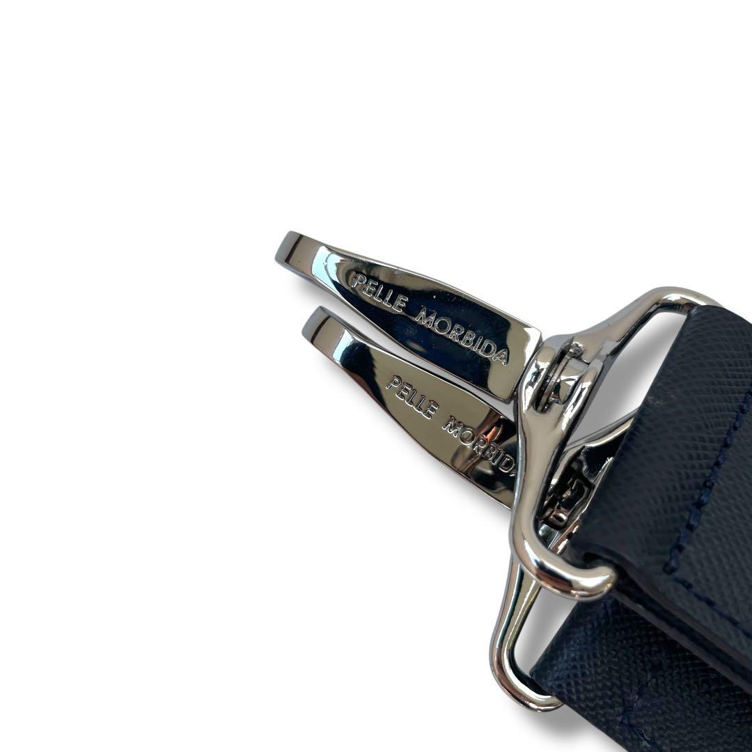 【レア】ペッレモルビダ　ビジネスバッグ　2way レザー　A4 ネイビー