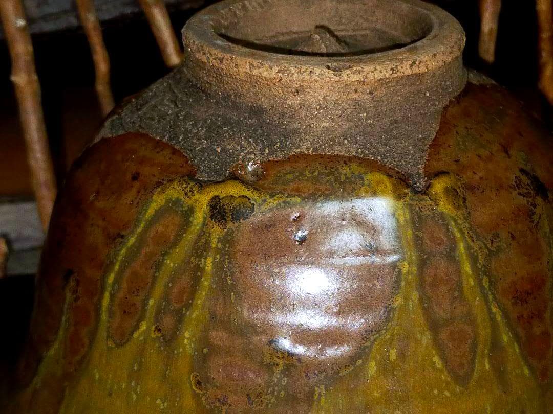 ♥極上 柿の蔕 茶碗 桐箱付き 骨董品 古玩｜♥極上 柿