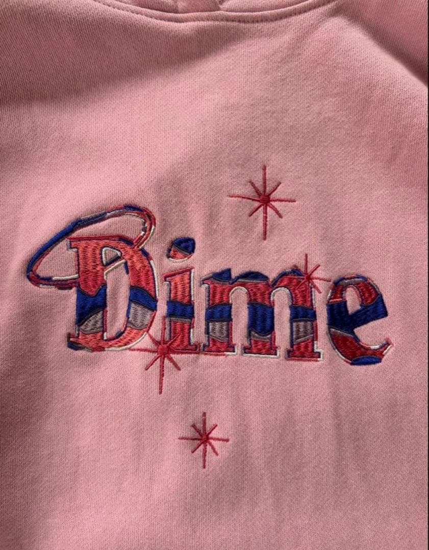 Dime パーカー L ピンク