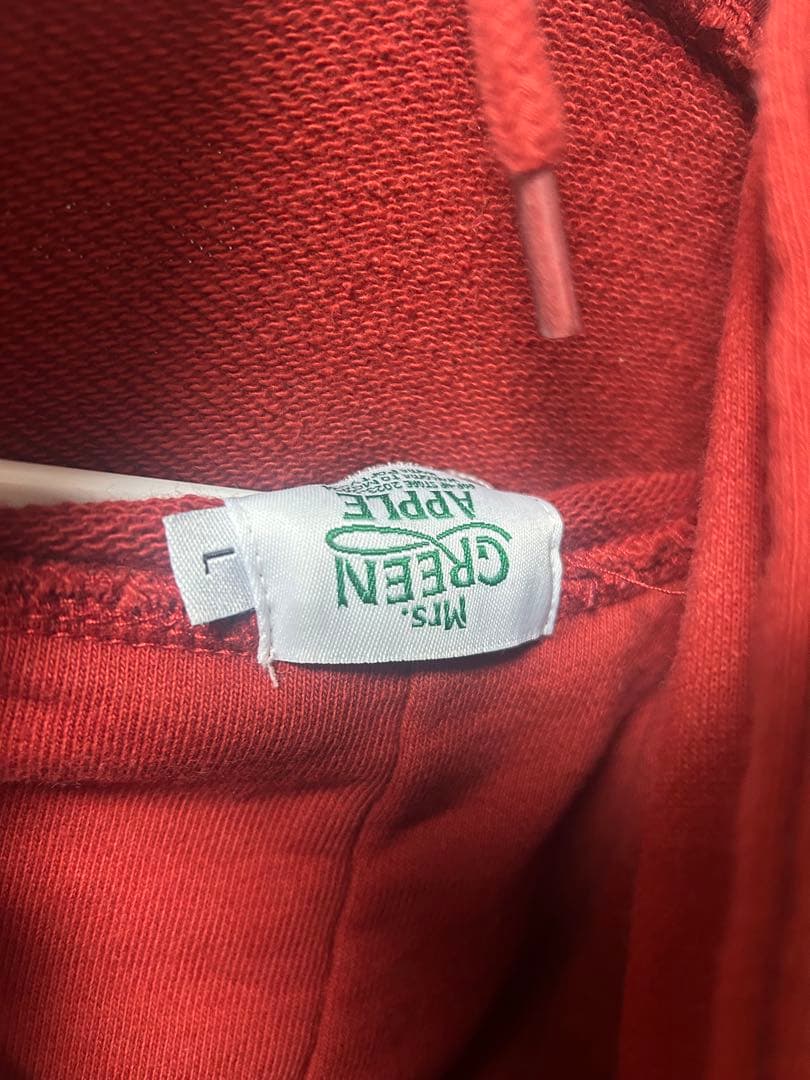 ポップアップストア ミセスグリーンアップル パーカー Lサイズ Mrs