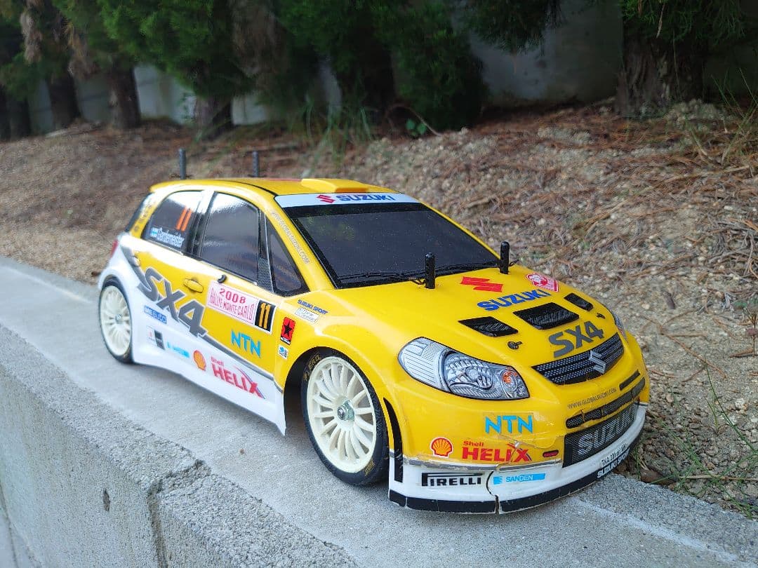 タミヤ スズキ SX4 WRC ラリー ラジコン ボディ - メルカリ