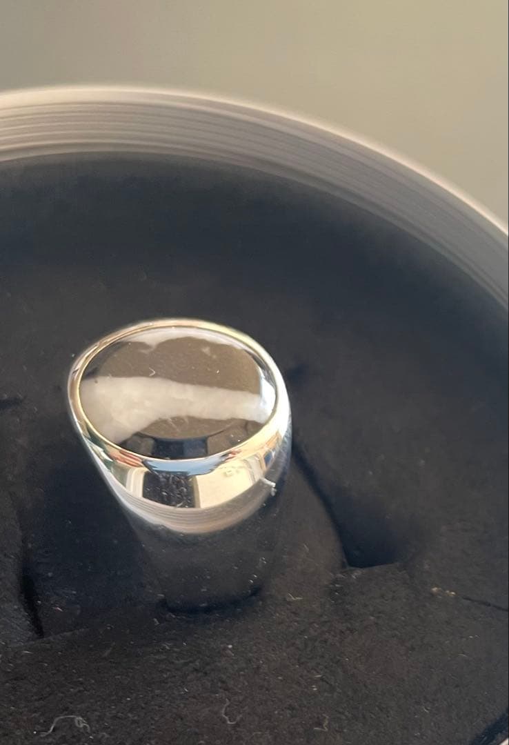 TOMWOOD 指輪 Oval Zebraシルバーリング size 64