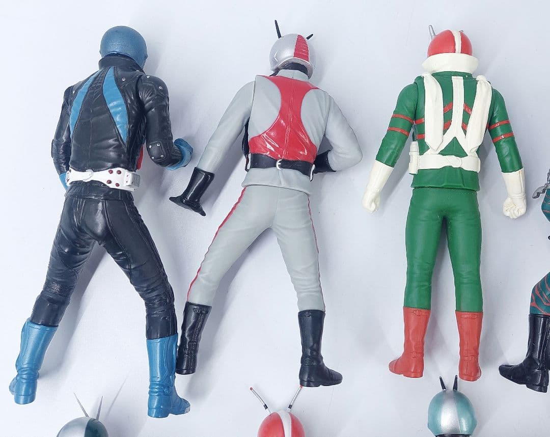 バンダイ ソフビ魂 14点セット 約17cm ソフビ フィギュア 現状品