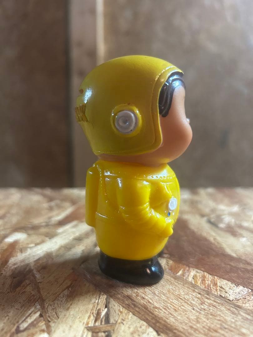 W/激レア 昭和レトロ 滋賀銀行 当時物 ソフビ しがちゃん 貯金箱 宇宙