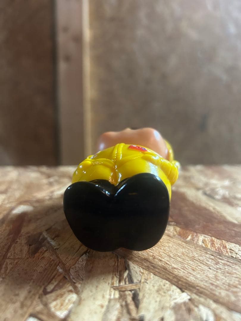 W/激レア 昭和レトロ 滋賀銀行 当時物 ソフビ しがちゃん 貯金箱 宇宙