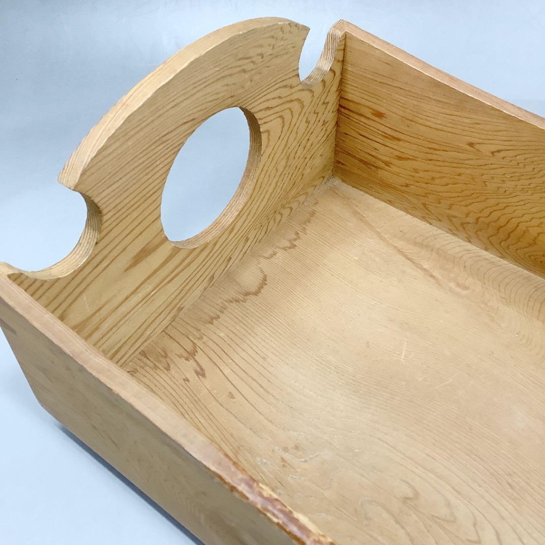 茶道具】屋久杉鞍形莨盆 田原一斎作