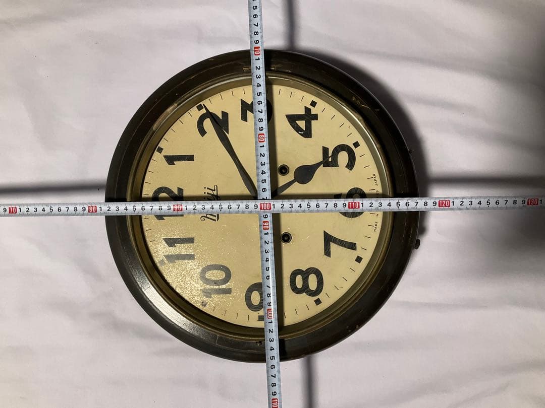 (11)MEIGI 振り子時計　アンティーク　稼動品　年代物