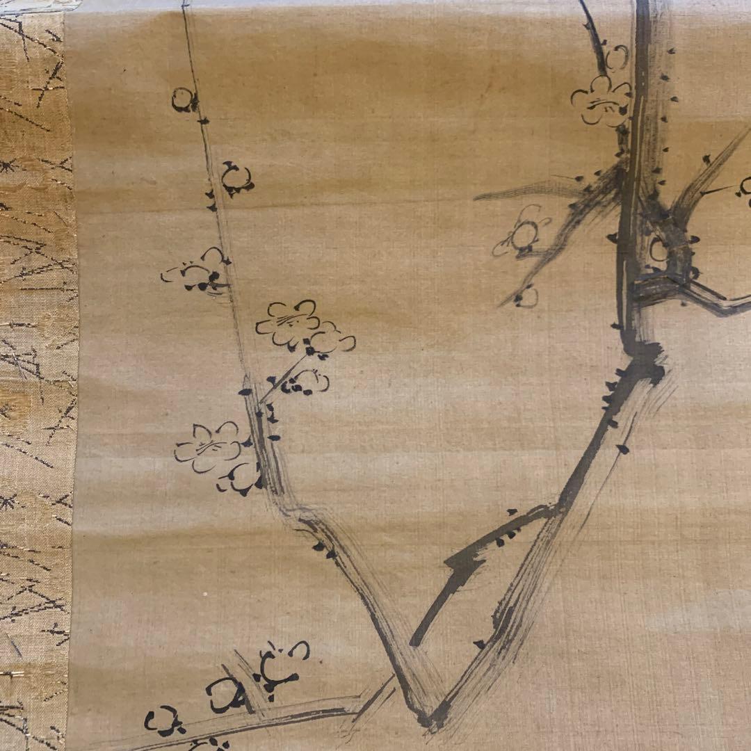 狩野常信筆  梅に莺     65