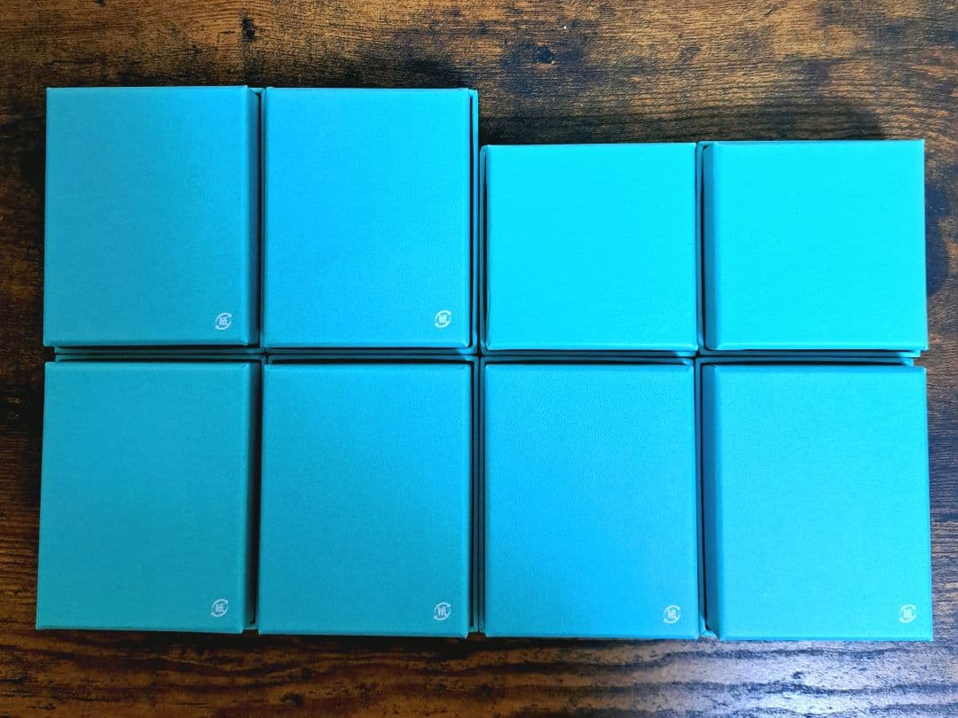 ティファニー 空箱② 巾着 保存袋 8セット カード リボン