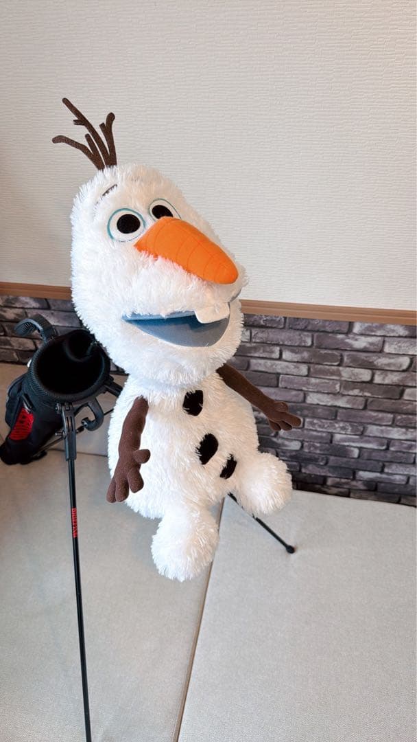 非売品 新品アナ雪 アナ&エルサ【FW UT】オラフDr用ヘッドカバー３点セット