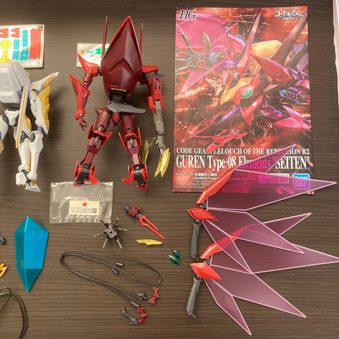 コードギアス HG ランスロット・アルビオン 紅蓮聖天八極式 セット