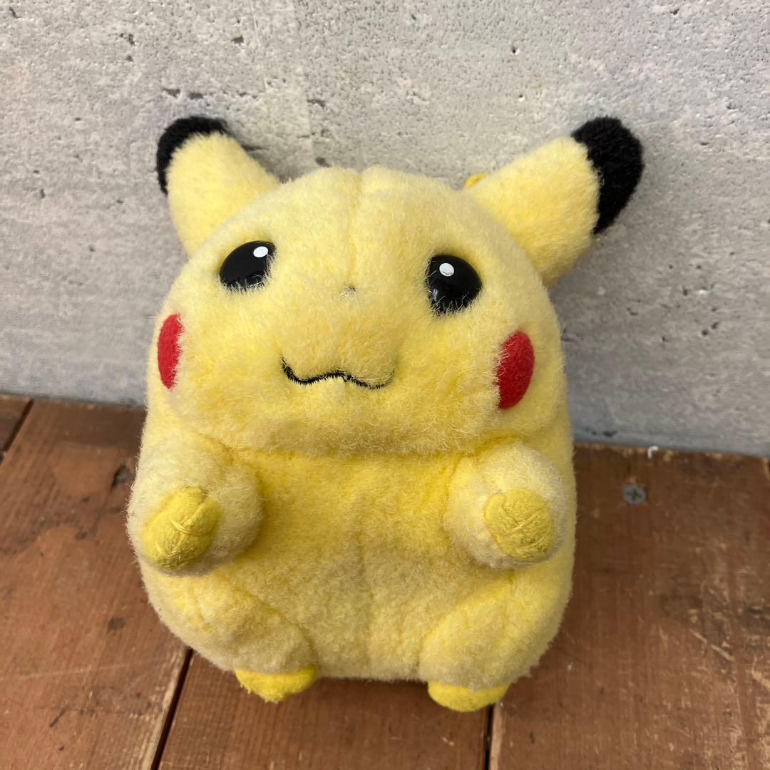 TOMY ポケモン 初代 ピカチュウ レア 音が鳴る ぬいぐるみ 希少