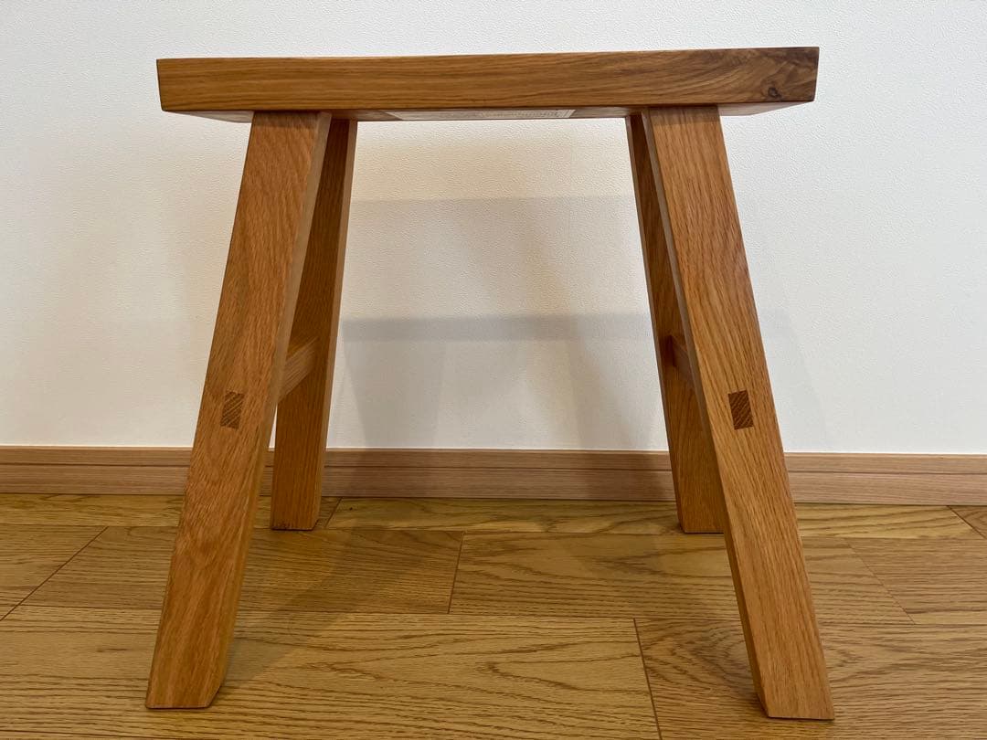 【美品】無印良品　MUJI ベンチ　オーク材　小　廃盤品