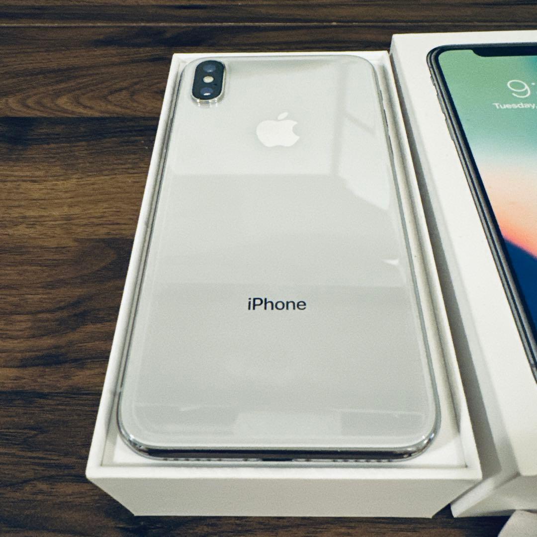 iphone x simフリー ホワイト 64GB