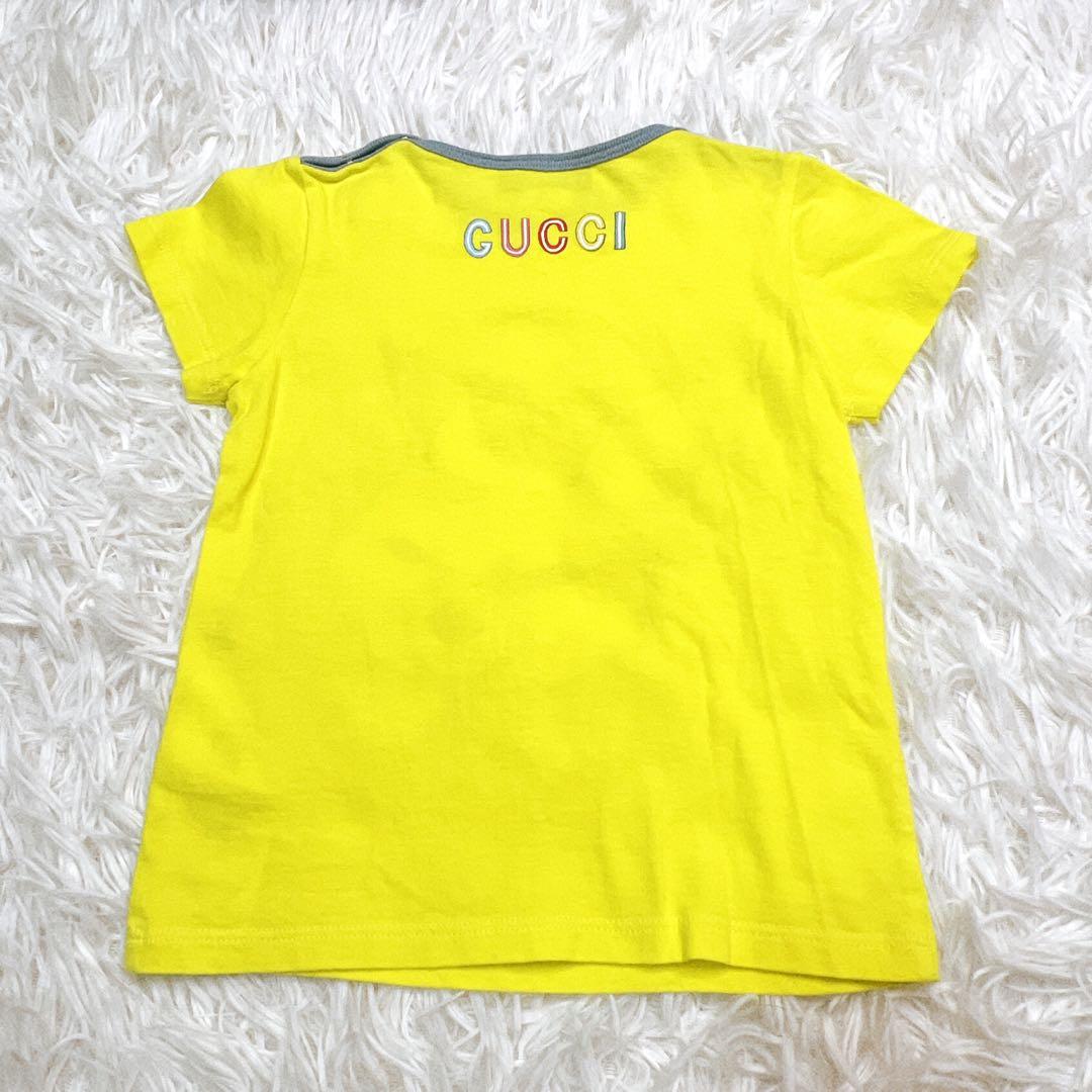 箱付き】GUCCI×ヒグチユウココラボ Tシャツ95cm イエロー 犬 グッチ