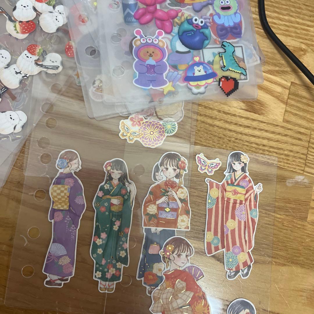 ボンボンシール硬いサンリオハシビロコウ他おまけ付き最後ページ