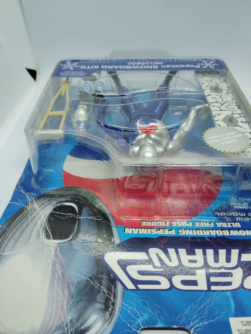 未開封 ペプシマン ウルトラフリーポーズフィギュア(スノーボード・ブルー)
