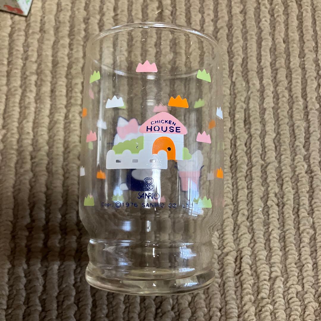 サンリオ レトロ 1976年 キティ ガラスコップ グラス 食器 昭和レトロ